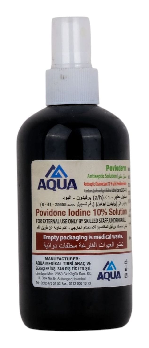 Povioderm Antiseptik Solüsyon %10 250 ml Sprey