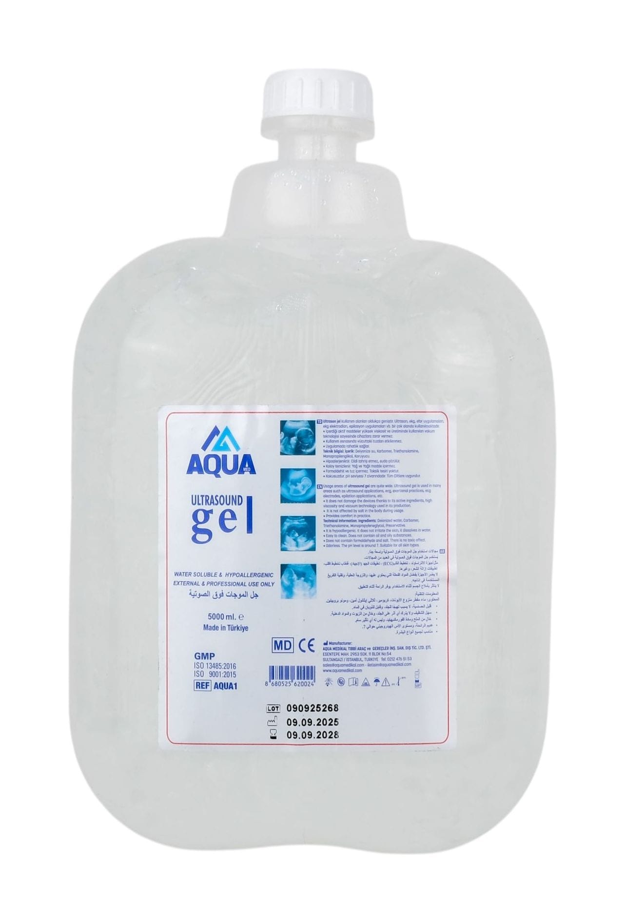 Ultrason Jeli 5000 ml Yumuşak Torba