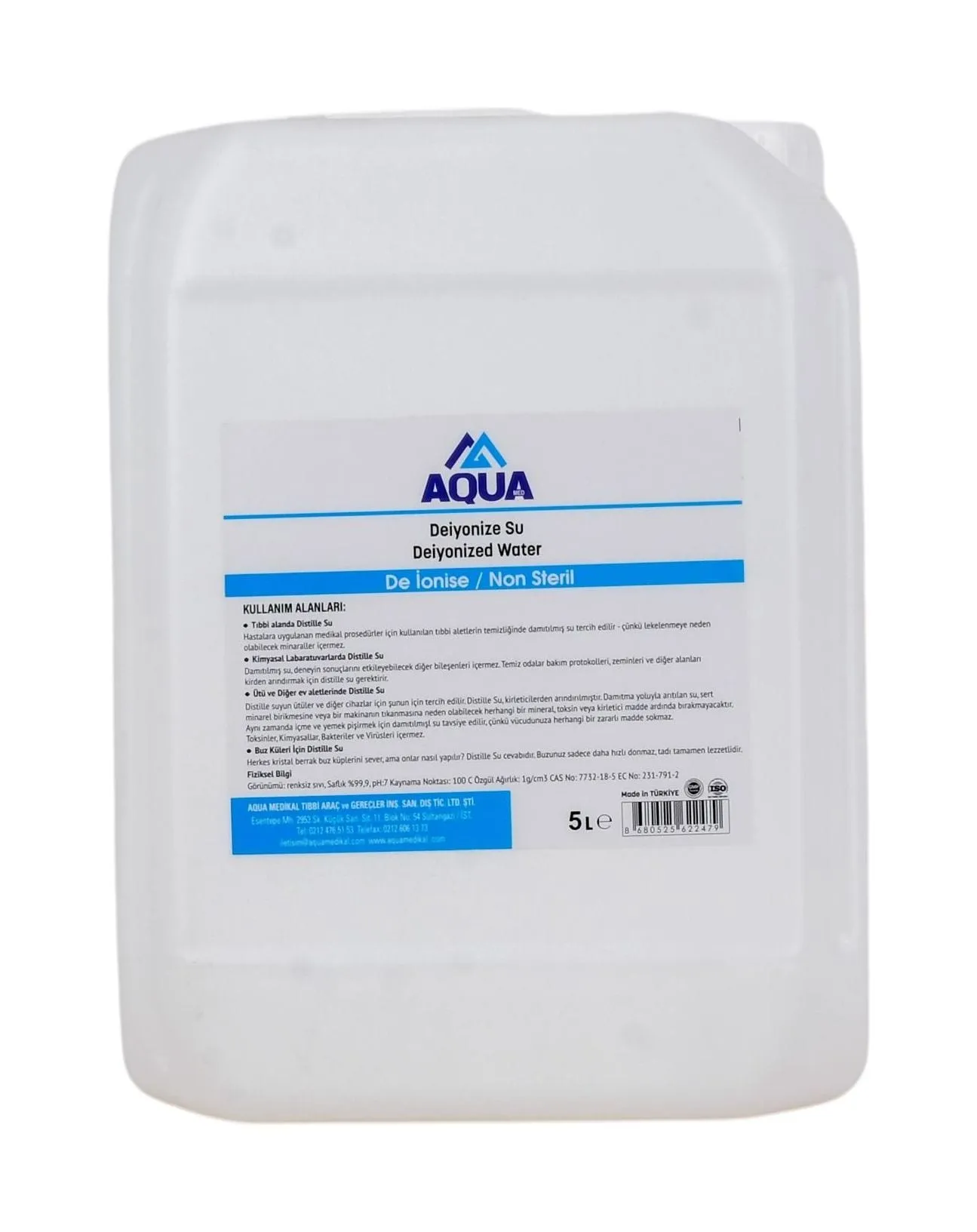 Deiyonize Su 5000 ml