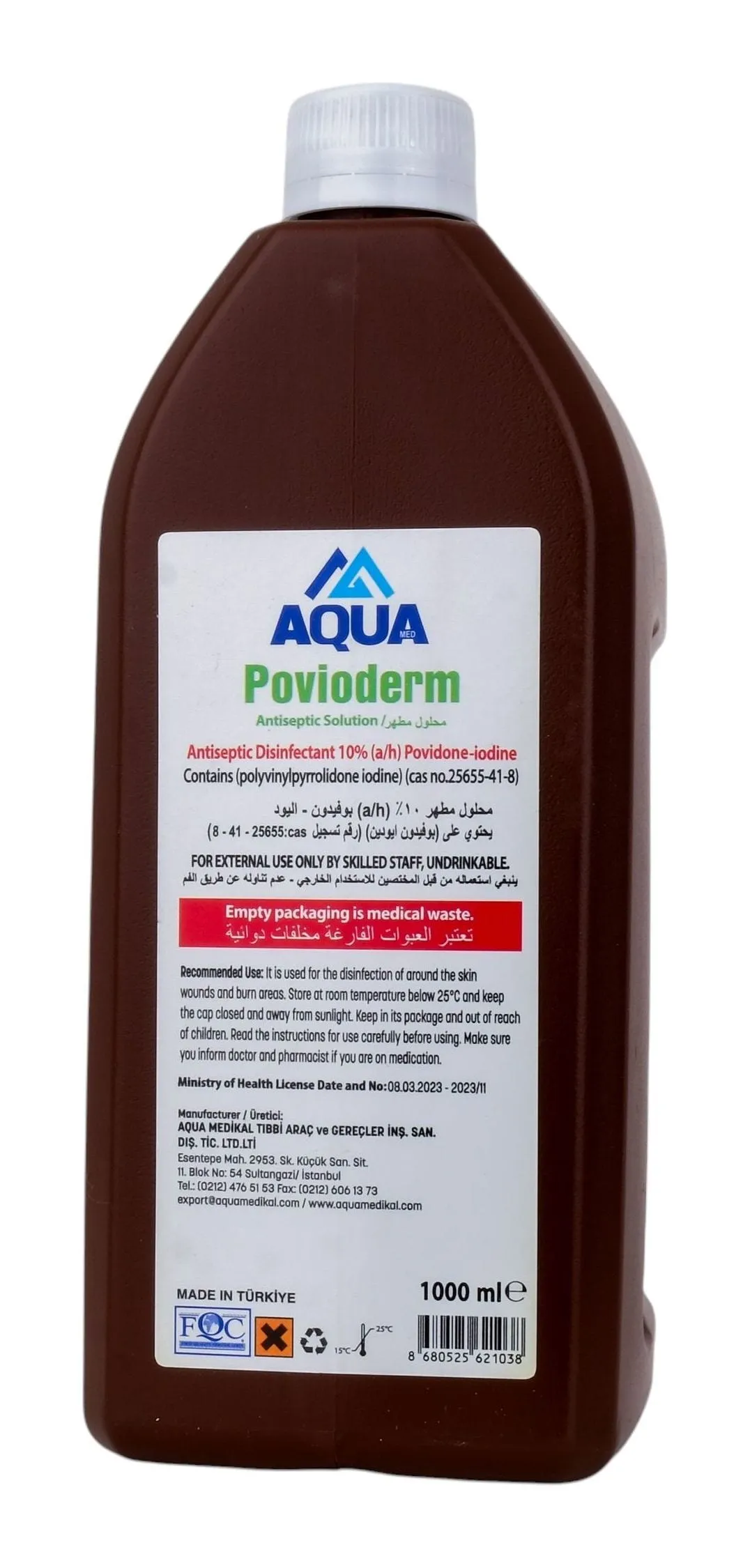 Povioderm Antiseptik Solüsyon %10 1000 ml
